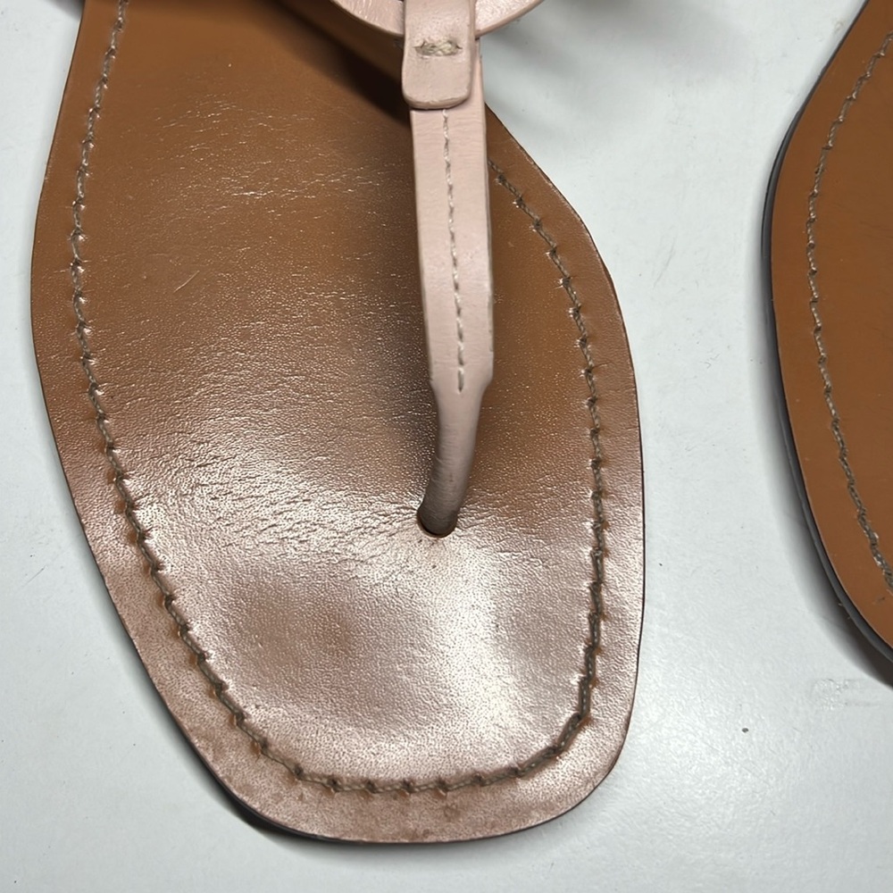 Tory Burch Miller Leather Sandals (Seashell Pink) Women’s Size 9.5 M - Picture 6 of 16